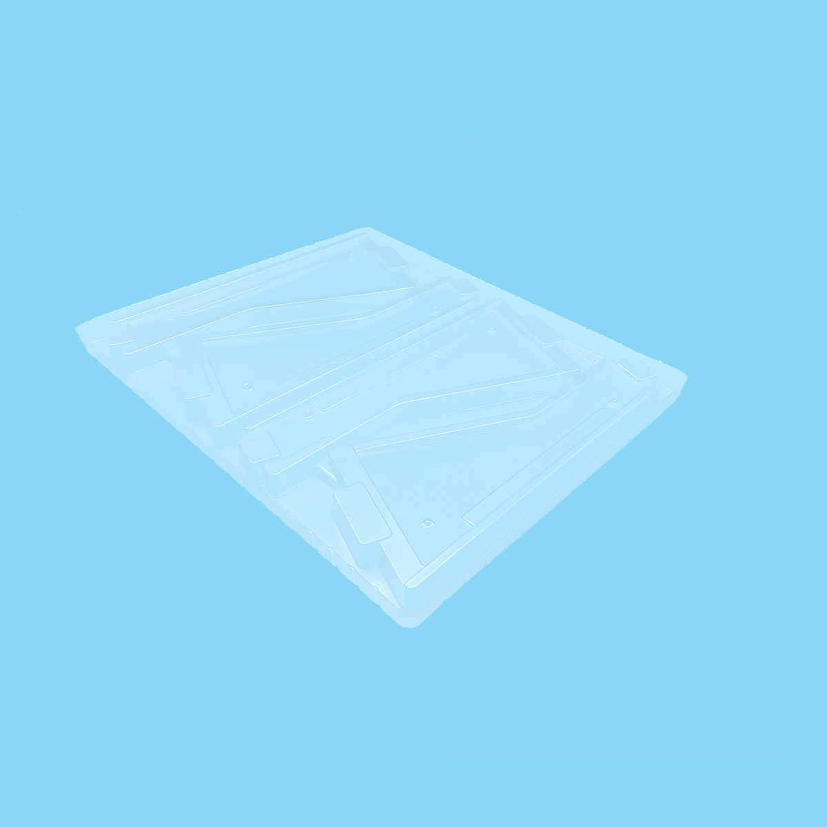 Customized Metal Accessory Transportation Clear Tray