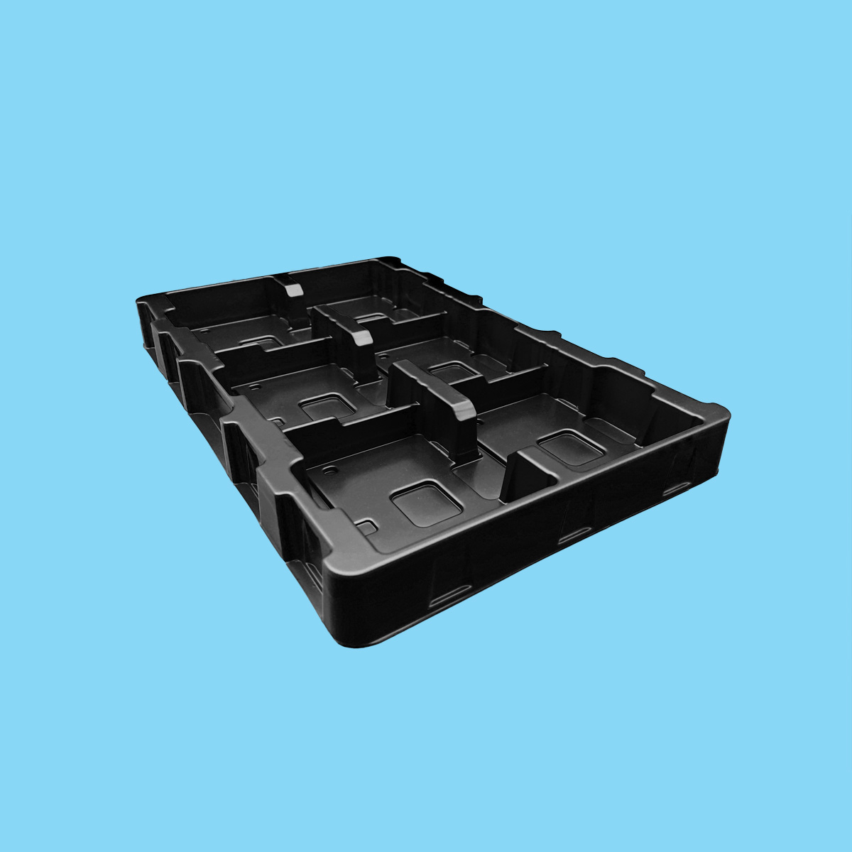 Black Vacuum Formed Hardware Car Accessories Tray
