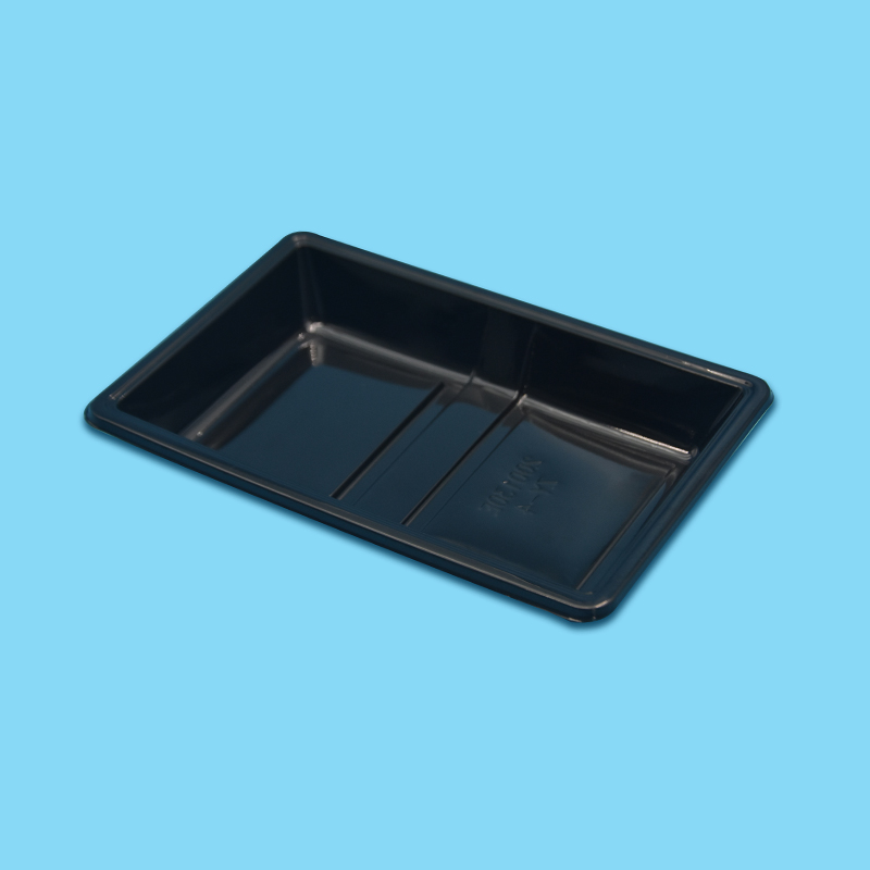 Customized PS Black Food Packaging Tray
