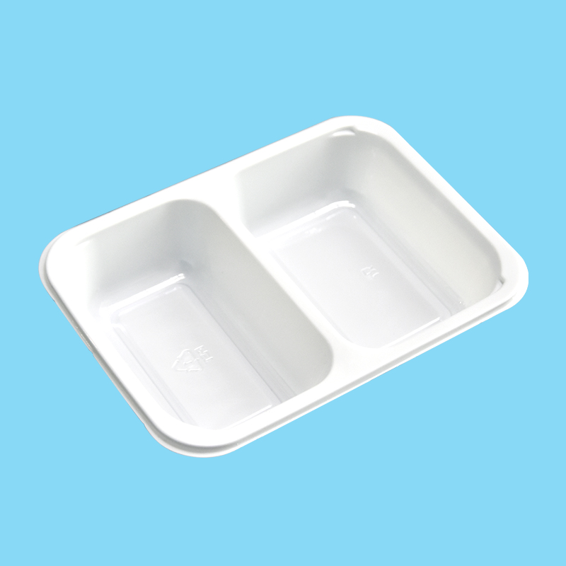 Customized PET White High Temperature Resistant Food Packaging Tray